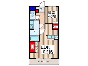 サンリヴィエールの物件間取画像